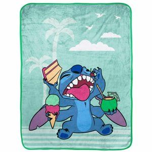 Disney Lilo & Stitch Soft Throw Blanket NWT